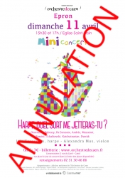 Annulation Mini concert